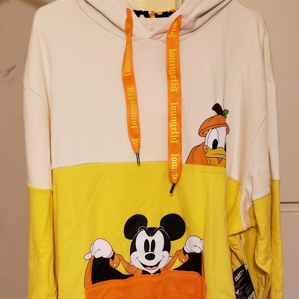 Disney by Loungefly Candy Corn Fleece Hoodie Sz 2x